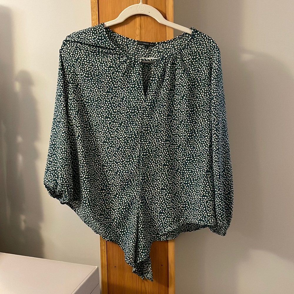 West kei women’s tie blouse small